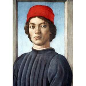  Acrylic Fridge Magnet Lippi Filippino Portrait of a youth 