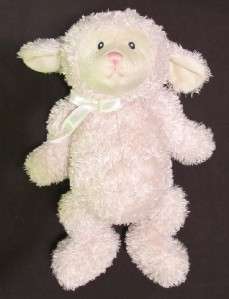 BABY GUND Fluffles LAMB Plush LOVEY Cream 5844 Toy 14 Sheep Stuffed 