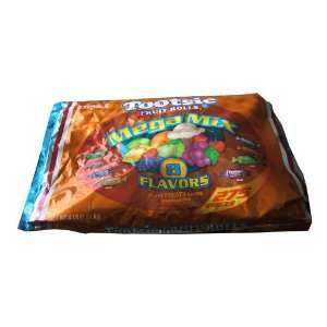 Tootsie Roll Frooties Fruit Rolls Mega Mix 8 Flavor Value Bag (Pack of 