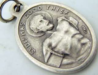 Saint St Dismas Good Thief Sacred Heart Religious Medal  