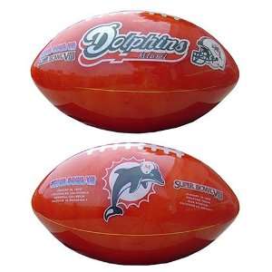  Miami Dolphins Cut Stone Football