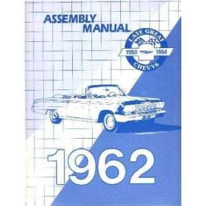  1962 BELAIRE BISCAYNE IMPALA Assembly Manual Everything 