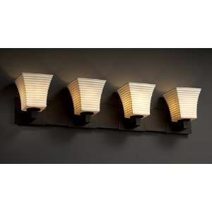  Belcourt Quad Uplight Matte Black