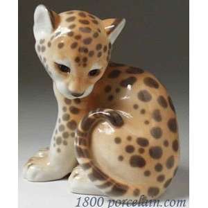  Lomonosov Porcelain Figurine Leopard Small Everything 