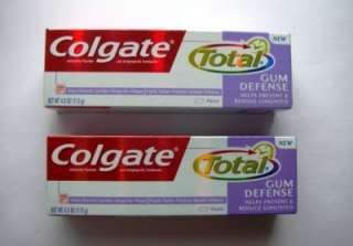 Colgate Total *Gum Defense*Toothpaste 2 FULL SIZE tubes  