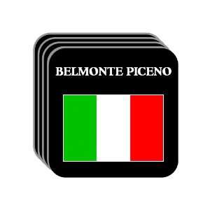  Italy   BELMONTE PICENO Set of 4 Mini Mousepad Coasters 