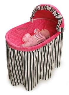 embrace pink black long skirt baby infant bassinet badger basket s new 