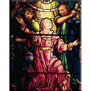   Stoning of Stephen 13x16 Streched Canvas Art by Tiffany, Louis Comfort