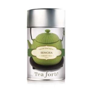Tea Forte Sencha   Green Tea   Loose Tea 3.5 oz. Kosher, Organic 