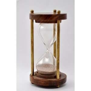  Small Wooden Hourglass 