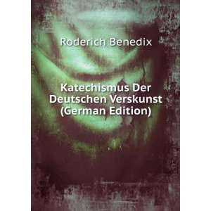  Verskunst (German Edition) (9785874849092) Roderich Benedix Books