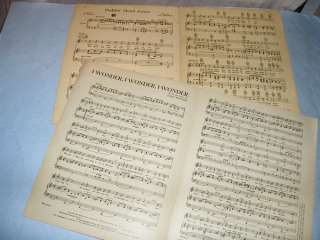 29 Pieces Vintage Sheet Music 20s   40s band, orchestra pics  