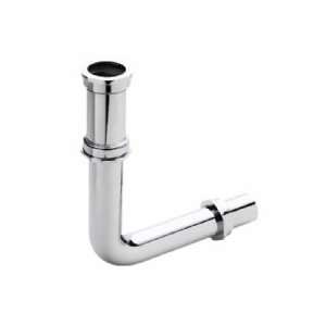  GERBER 3/4 Toilet Flush Pipe, Rear Spud 0044930 Chrome 