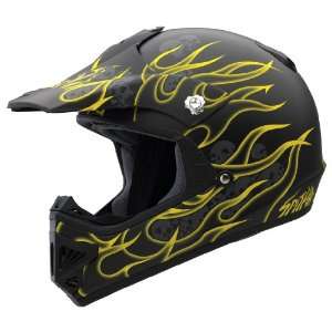  Scorpion VX 9 Youth Spitfire Matte Yellow Large Off Road 