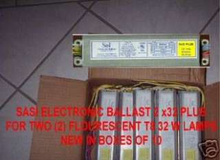 ELECTRONIC BALLASTS F/2 FLUORESCENT LAMPS T8 32W 10Unit  