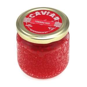 Markys Tobiko Red, Capelin Sushi Caviar   8 oz  Grocery 