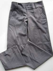 BANANA REPUBLIC Gray Womens Dress Pants Fully Lined Size 6 Tall Long 