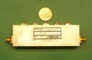 RF microwave notch bandstop filter 4850 MHz, tunable  