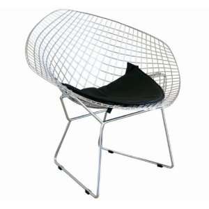  Wholesale Interiors Bertoia Style Diamond Wire Chair