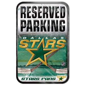  NHL Dallas Stars 11 x 17 Reserved Parking Sign Sports 