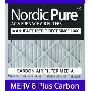   Nordic Pure MERV 8 Plus Carbon Air Filters Qty 12