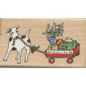  Stampa Rose ~ Moving Day ~ Rubber Stamp Arts, Crafts 