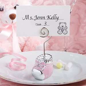  Wedding Favors Pink baby bootie place card holders Health 