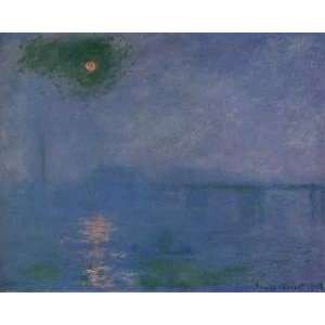 Claude Monet Charing Cross Bridge, Fog on the Thames  Art Reproducti