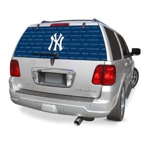  New York Yankees MLB Logo Rearz Back Windshield 