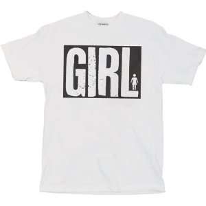  Girl T Shirt Big Girl Grain [Large] White Sports 