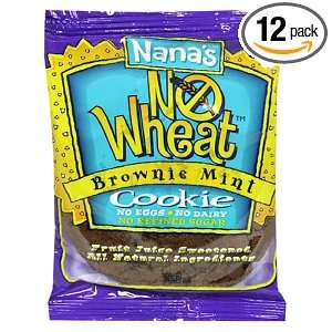 Nanas No Wheat Brownie Mint, 3.5 Ounces (Pack of 12)  