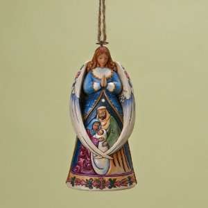  2011 Jim Shore, ANGEL WITH HOLY FAMILY ORNAMENT ( Item 