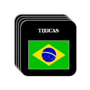  Brazil   TIJUCAS Set of 4 Mini Mousepad Coasters 