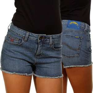  San Diego Chargers Ladies Tight End Jean Shorts Sports 