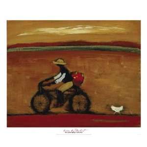    Man On Bicycle   Karen Bezuidenhout 33x27.5