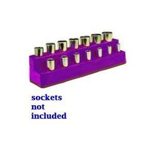  3/8 Drive 14 Hole Purple Impact Socket Holder (MTS1489 