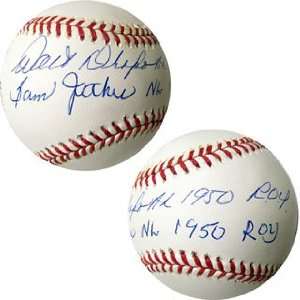  Sam Jethroe Signed Baseball   with AL 1950 ROY 