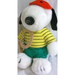   Snoopy Plush Badminton Player Doll Toy From Japan Toys & Games