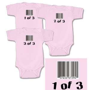 Triplet Girl Baby Gift Set, Choose from Sizes 0 18 mo (Includes 3 