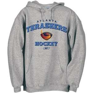  Atlanta Thrashers Stacked Logo Hooded Fleece Sweatshirt 