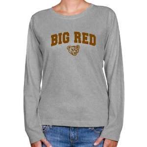  Cornell Big Red Ash Logo Arch Long Sleeve Classic Fit Tee 