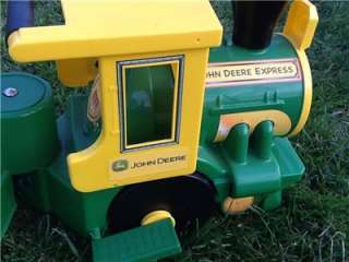 John Deere Ride On Power Wheel Train Set Peg Perego Thomas Track 