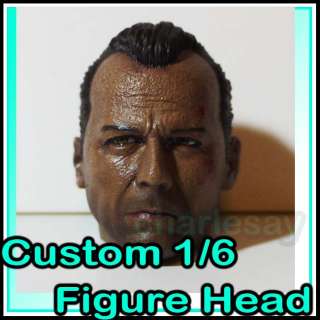 Bruce Willis 16 figure head for hot toys bbi body  
