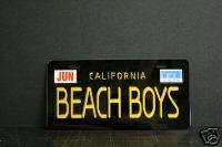 Beach Boys 1963 Black California Replica License plate  