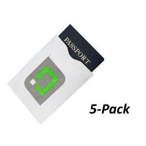   RFID Blocking Secure Sleeve / Case for Passport   5 Pack Electronics