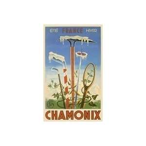 Postcard Chamonix Ski, Tennis and Golf 