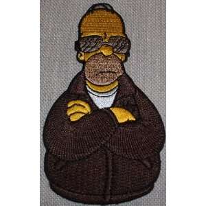  The Simpsons BIKER HOMER Embroidered PATCH Everything 