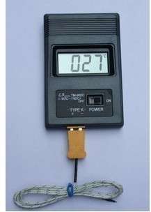   Digital Thermometer/thermodetector TM 902C + Thermocouple Probe  