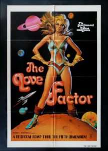 THE LOVE FACTOR * 1SH ORIG MOVIE POSTER SEXPLOITATION  