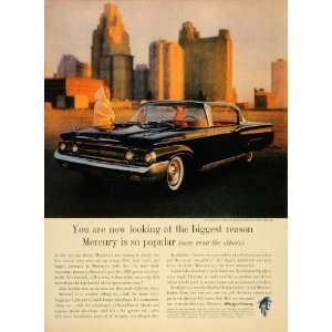  1960 Ad Lincoln Mercury Montclair 2 Door Cruiser City 